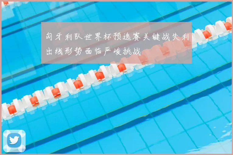 匈牙利队世界杯预选赛关键战失利出线形势面临严峻挑战