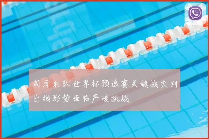 匈牙利队世界杯预选赛关键战失利出线形势面临严峻挑战