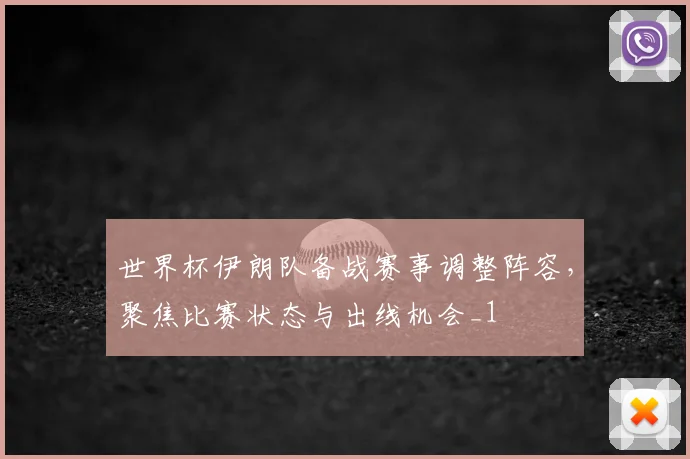 世界杯伊朗队备战赛事调整阵容,聚焦比赛状态与出线机会_1